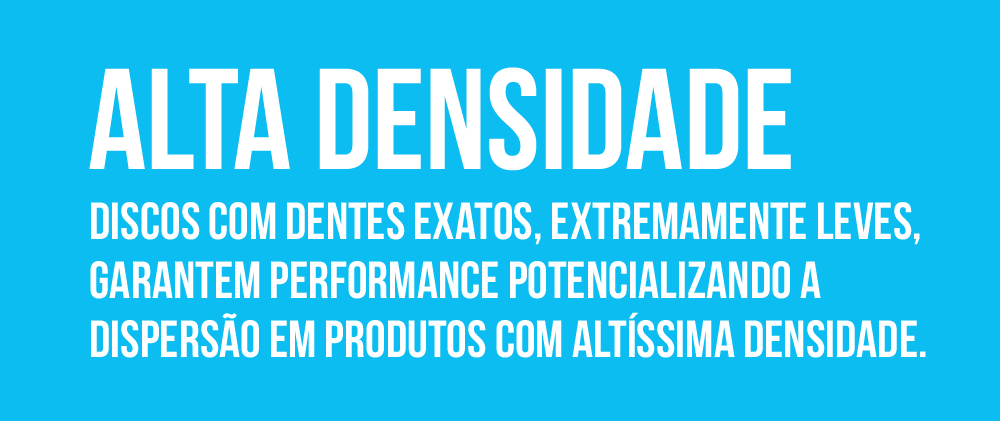 Dispersor de tintas de alta densidade