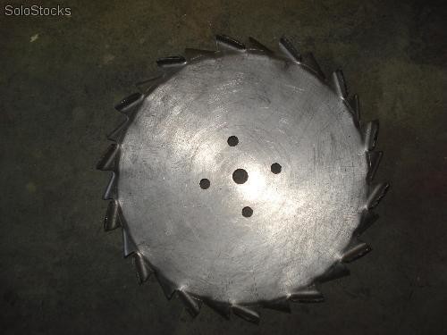 Disco dispersor para tintas mal fabricados