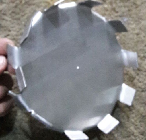 Disco dispersor para tintas mal fabricados