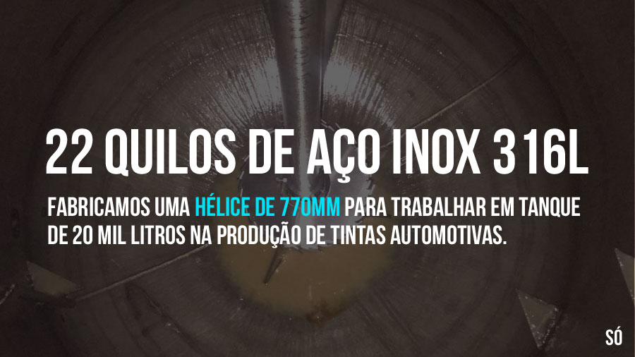 O maior disco dispersor já fabricado no Brasil
