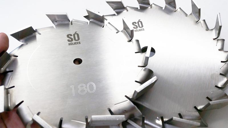 Hélice para misturar fertilizantes em menor tempo