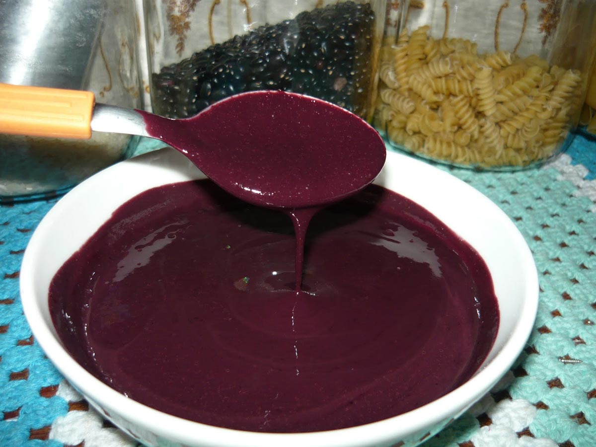Açaí bem fabricado e produzido natural. 