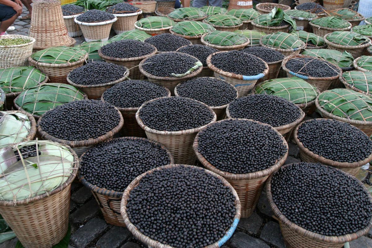 Mercado de Açaí na Amazonia