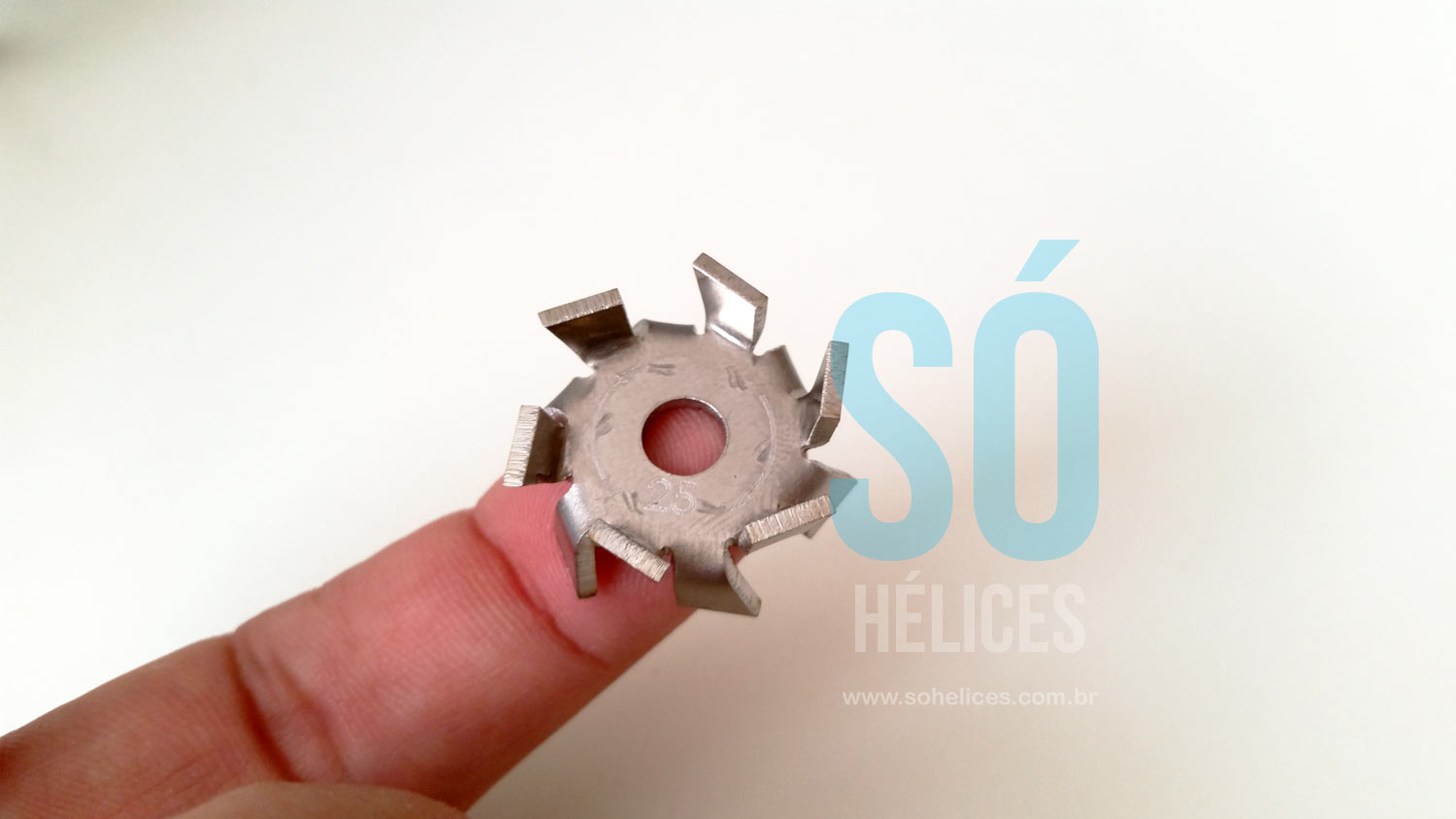 Disco dispersor tipo cowles com 25mm