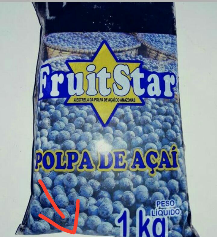 Polpa de Açaí 1 Quilo - FruitStar