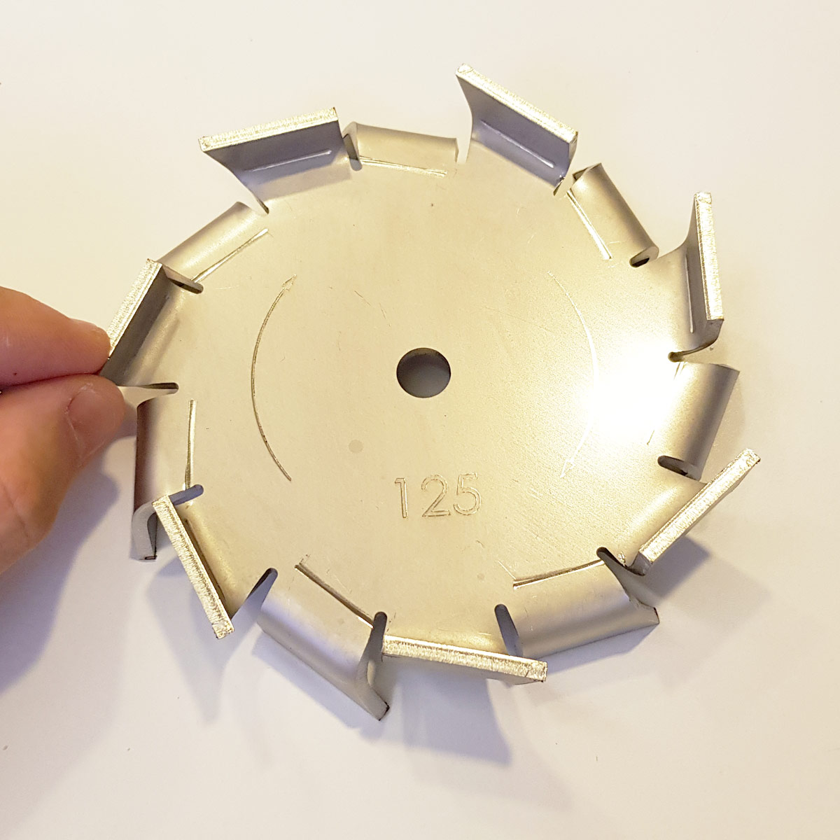 Disco Cowles de 125mm, chapa de 2mm 