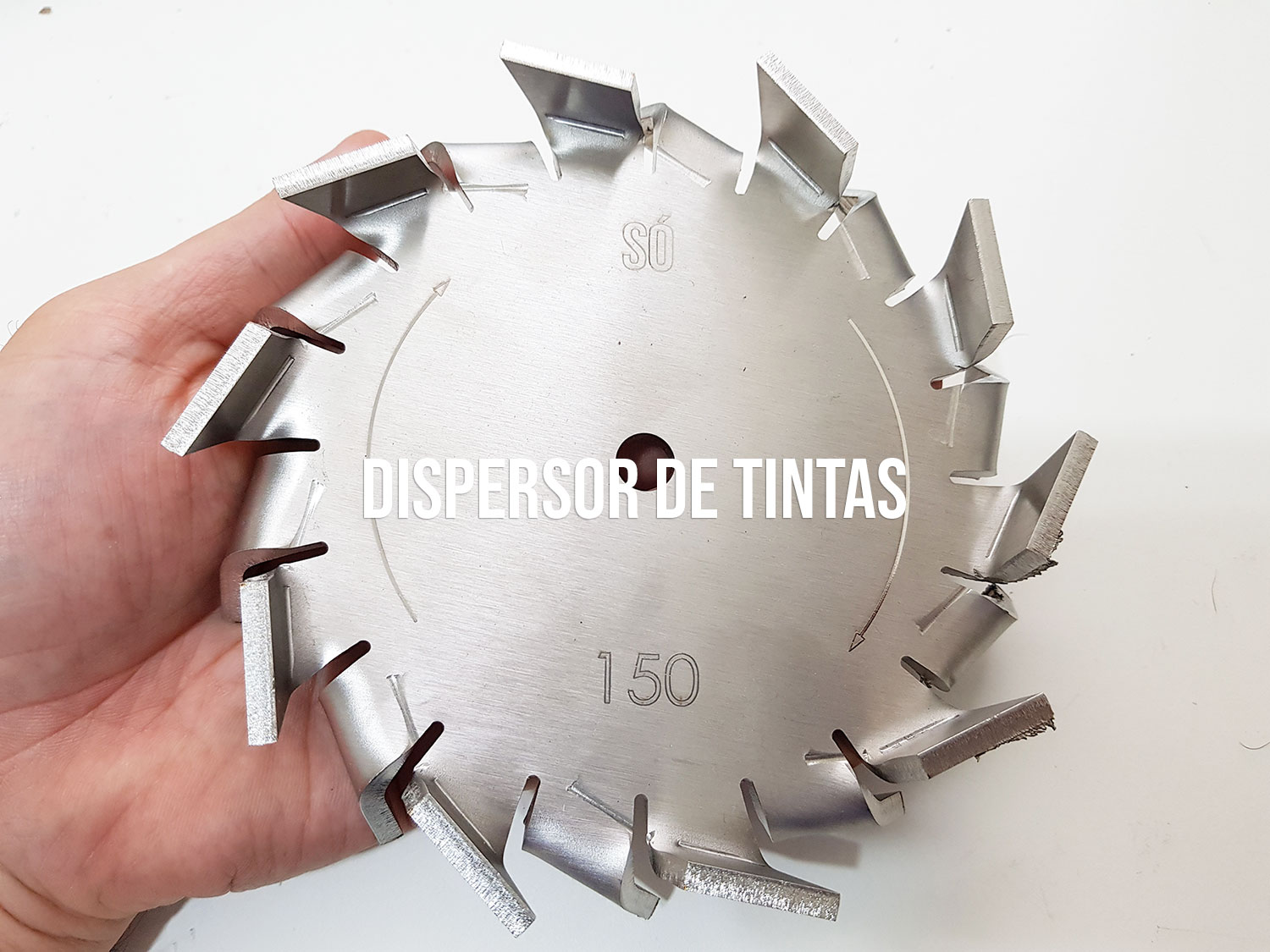 Hélice cowles para dispersor de tintas, pigmentos e corantes Disco dispersor de tintas