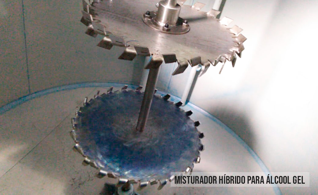 Adaptar o misturador para álcool gel 