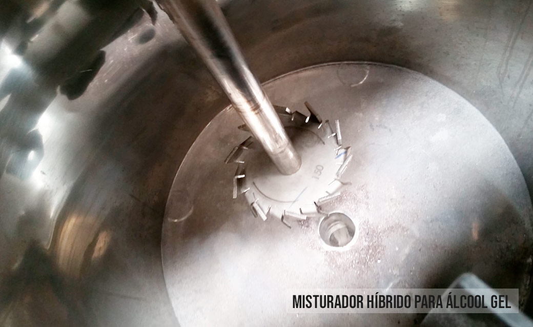 Adaptar o misturador para álcool gel 