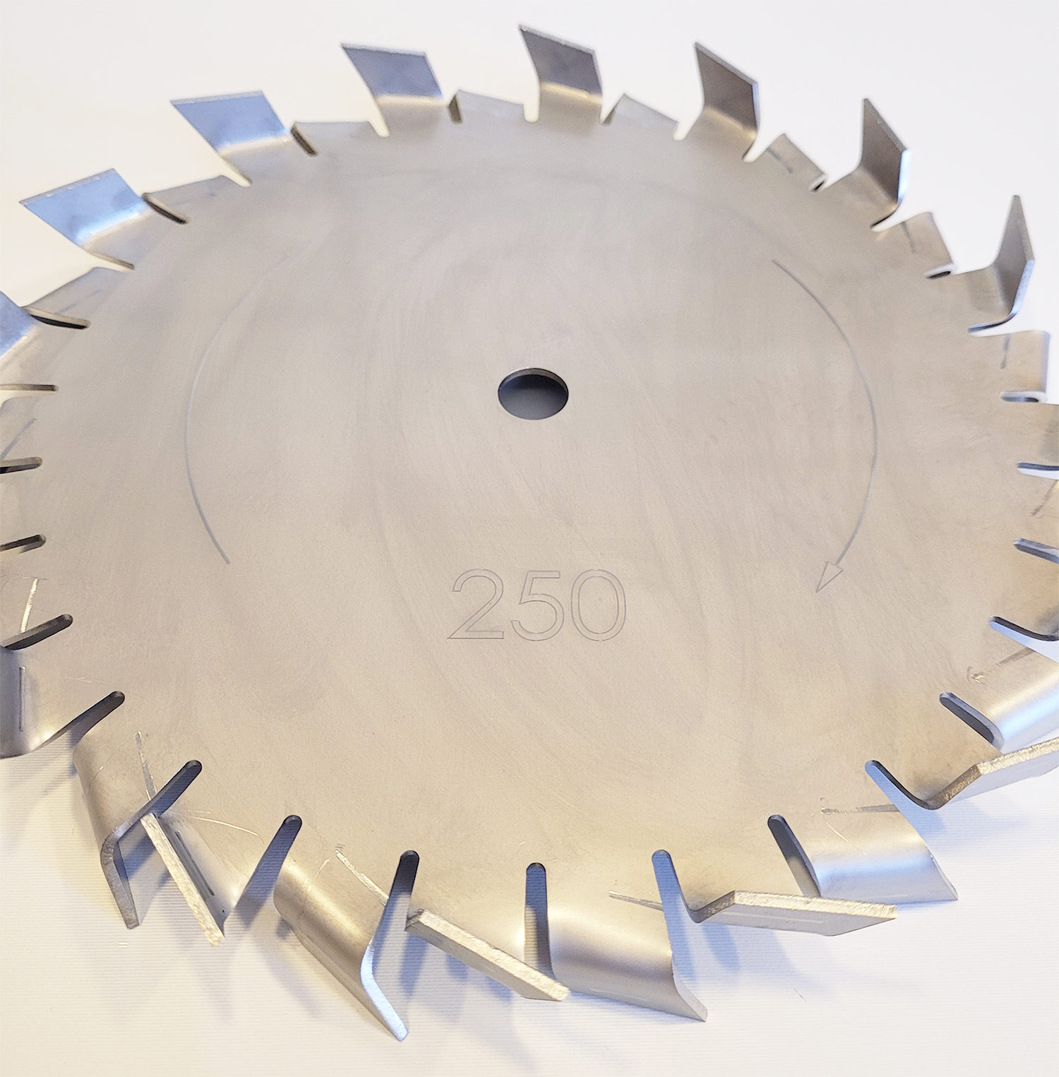 Dispersor de tintas Cowles com 250mm, chapa de 2mm Disco Cowles com 250mm, chapa de 2mm