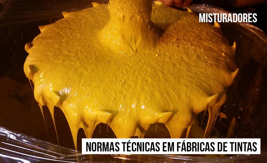 Normas técnicas para fábricas de tintas - Misturadores e Dispersores 