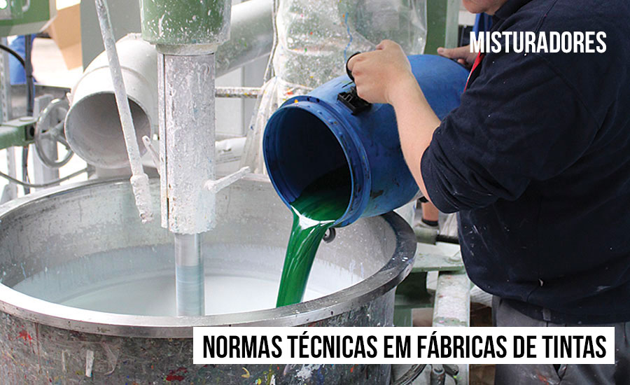 Normas técnicas para fábricas de tintas - Misturadores e Dispersores 